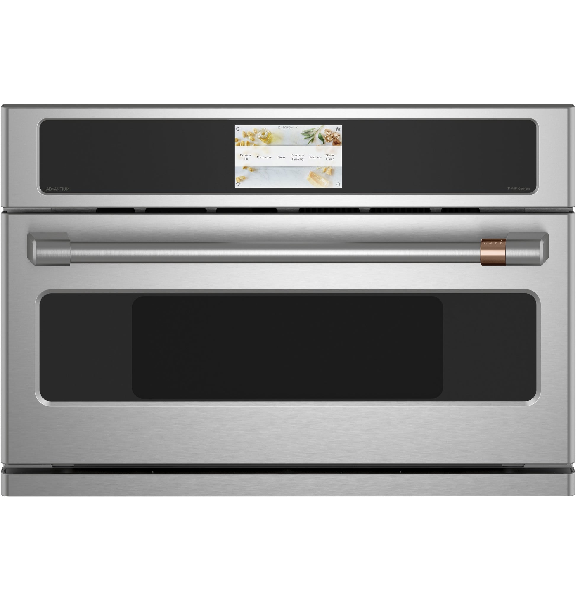Stainless steel single wall oven with digital touchscreen control panel from Wall Ovens and Kitchen & Kitchenware collections
