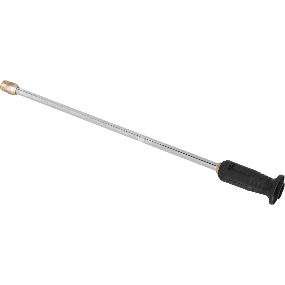 23-inch pressure washer wand with brass connector and black ergonomic handle in tool and power tool accessories collections