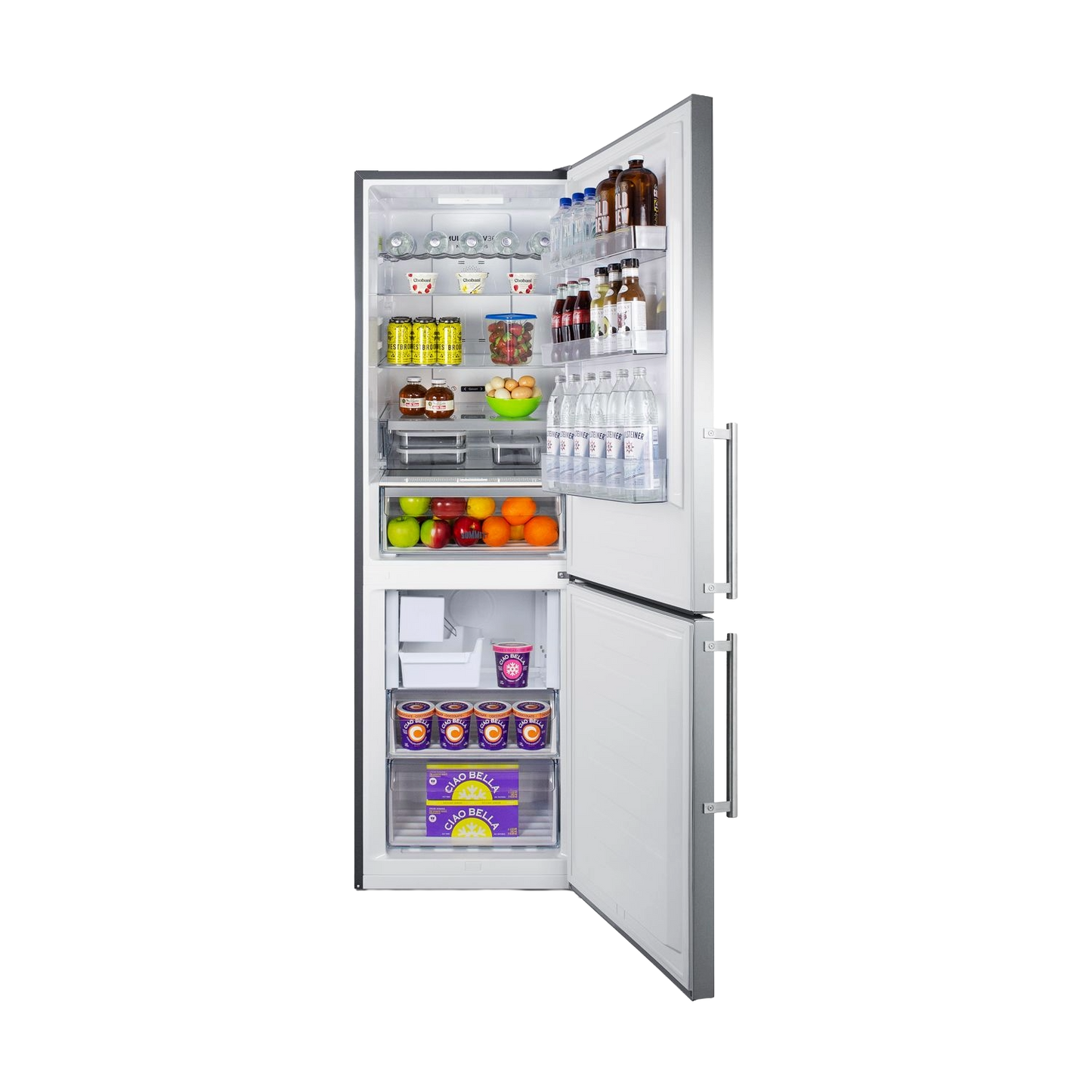 24" Wide Bottom Freezer Refrigerator with Icemaker