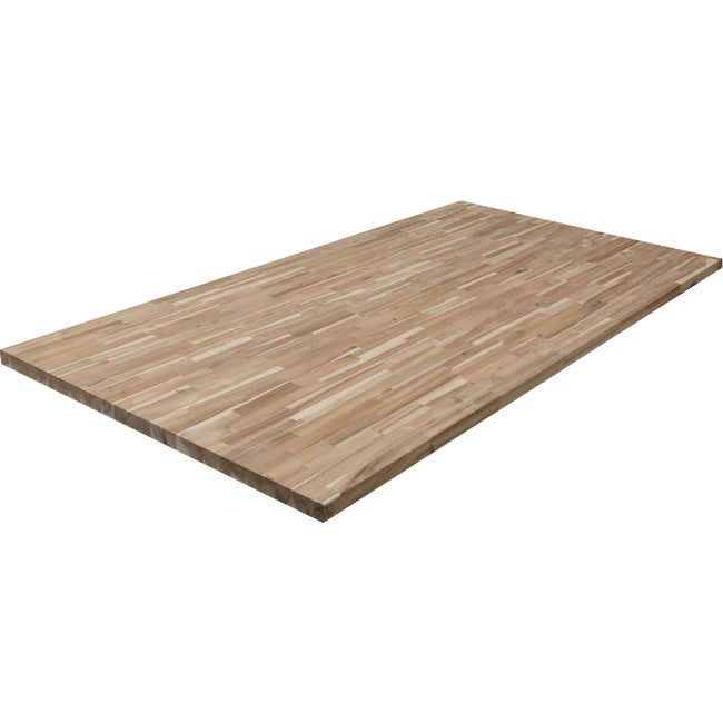 39 in. x 74 in. Acacia Butcher Block Counter Top