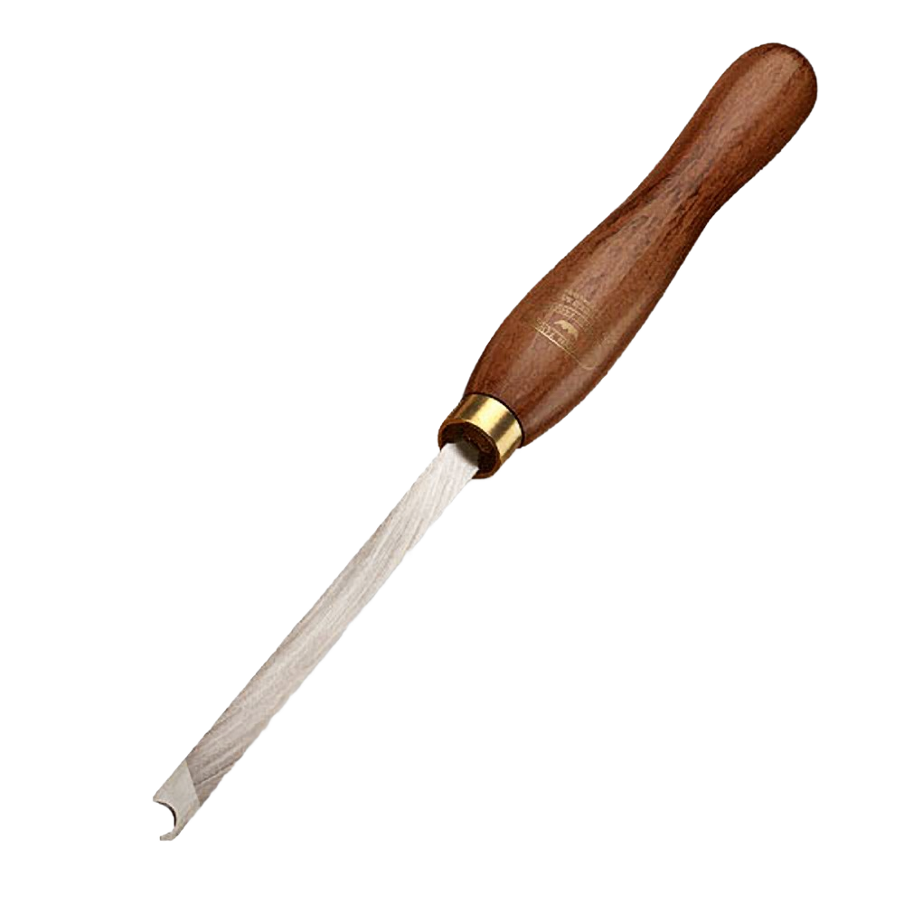 Woodworking tool with wooden handle and metal tip for creating captive rings, part of Crown Tools collection under $100