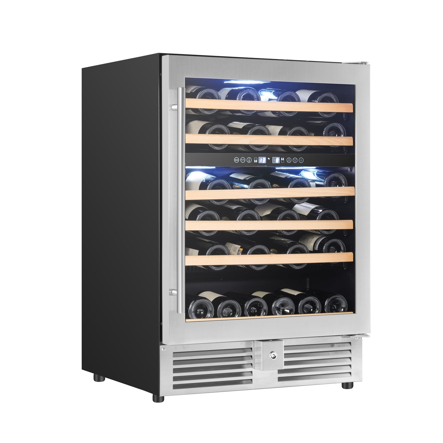 Avanti 49 Bottle Dual-Zone Wine Cooler - Stainless Steel
