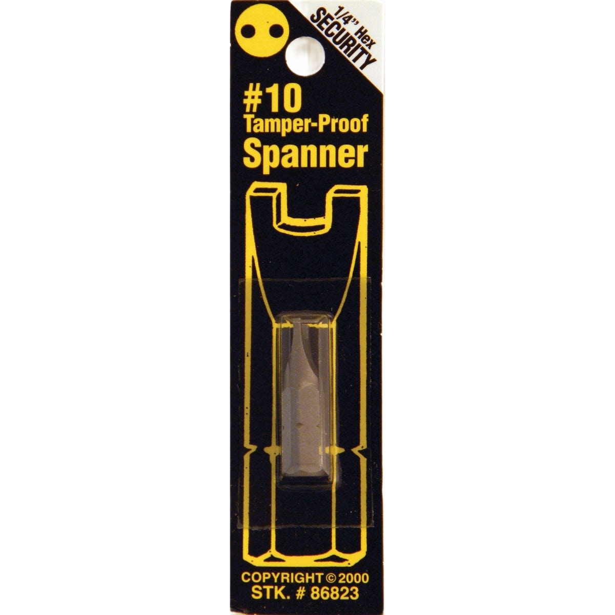 Security spanner bit for tool accessories and drill bits collection in home improvement and power tool accessories under $50 range