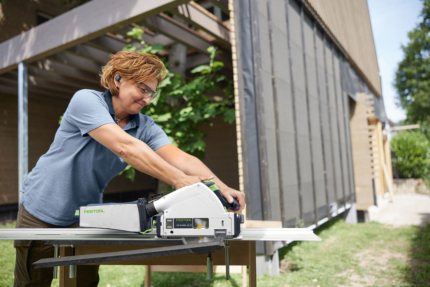 Festool 577991 Cordless Track Saw TSC 55 KSEB-Basic