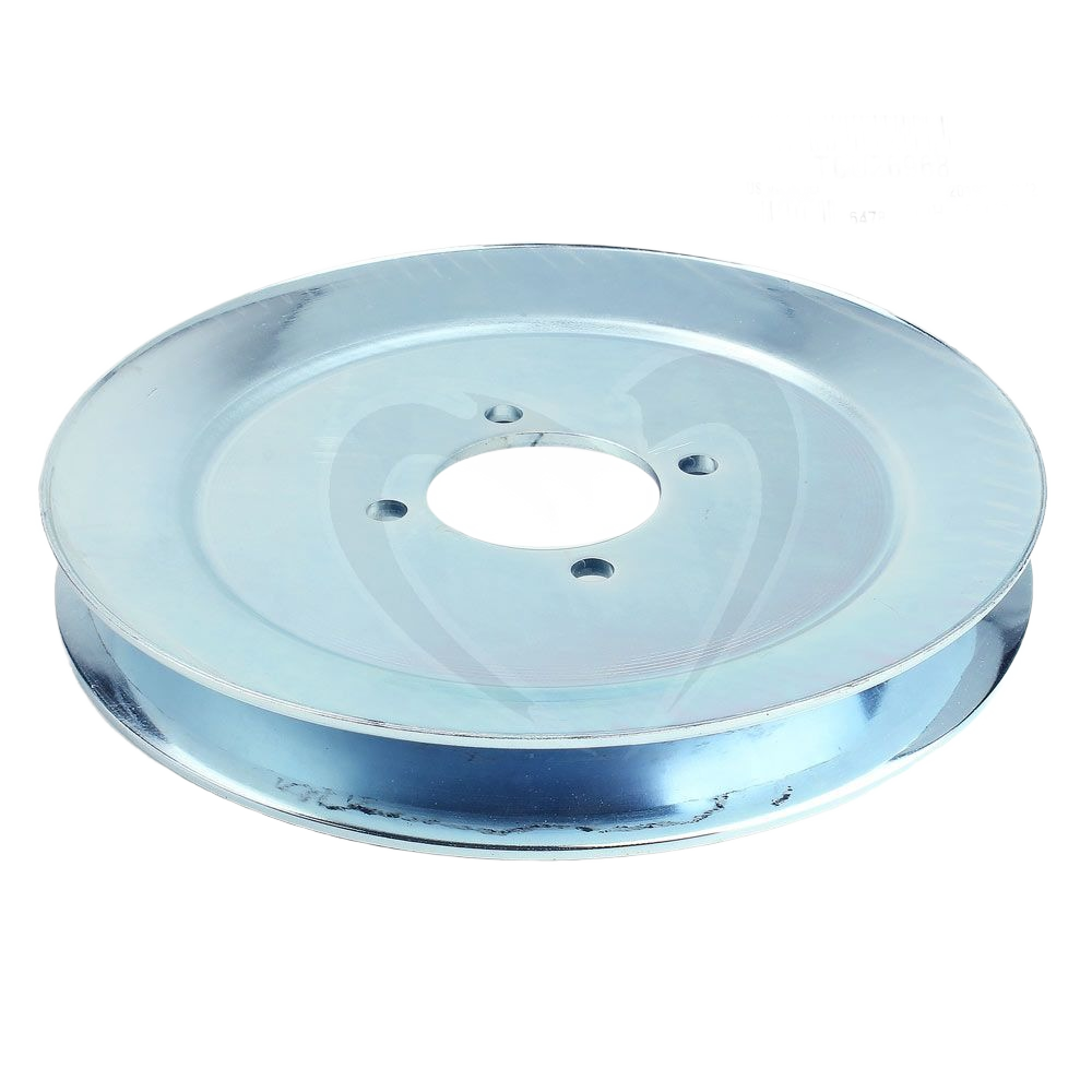 Metal sheave assembly with multiple mounting holes designed for mechanical and home improvement applications