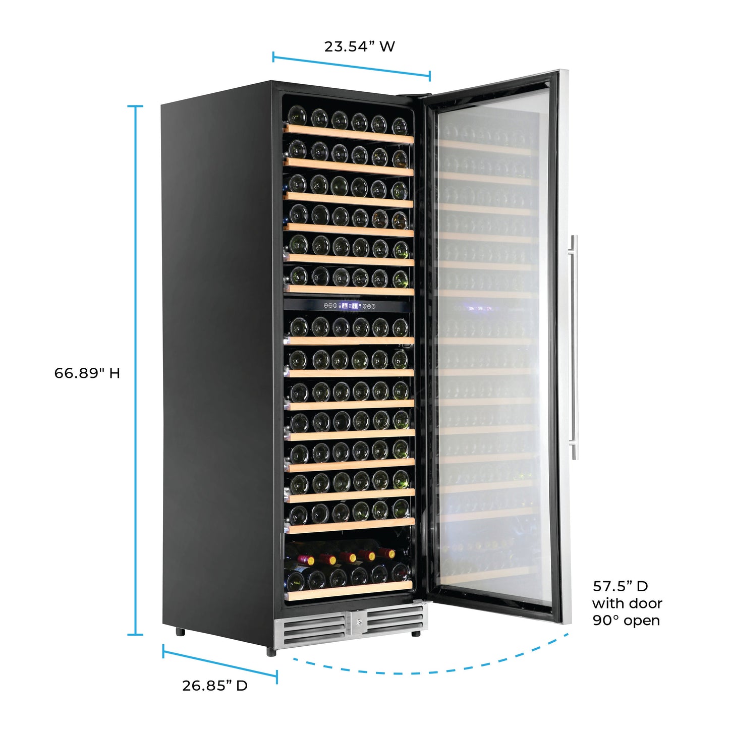 24" Avanti Refresh Dual-Zone Wine Cooler - Stainless Steel