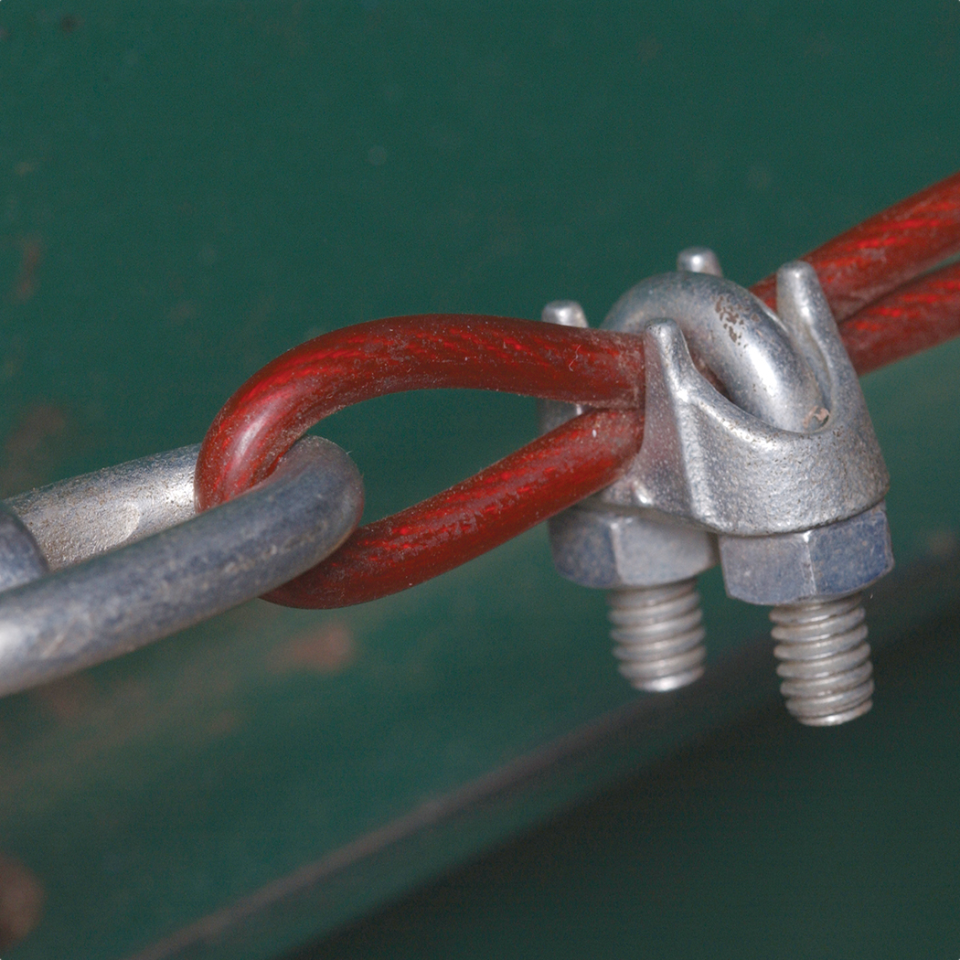 Hardware Essentials Wire Rope Clip Zinc (1/16")