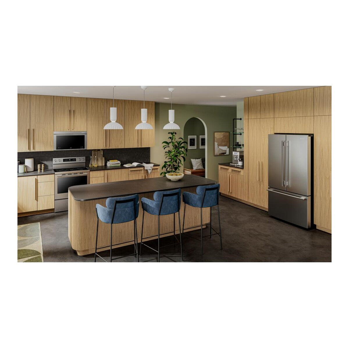 5.3 Cu. Ft. Smart Freestanding Electric Range with Convection Cooking Modes