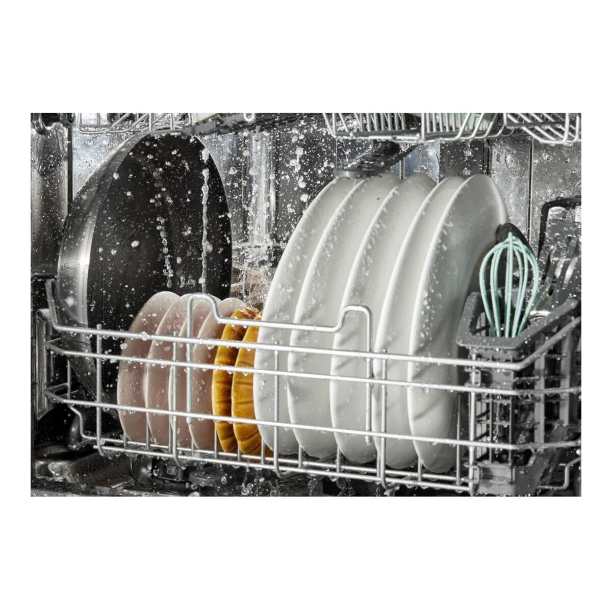 44 dBA ADA Compliant Dishwasher Flush with Cabinets with 3rd Rack