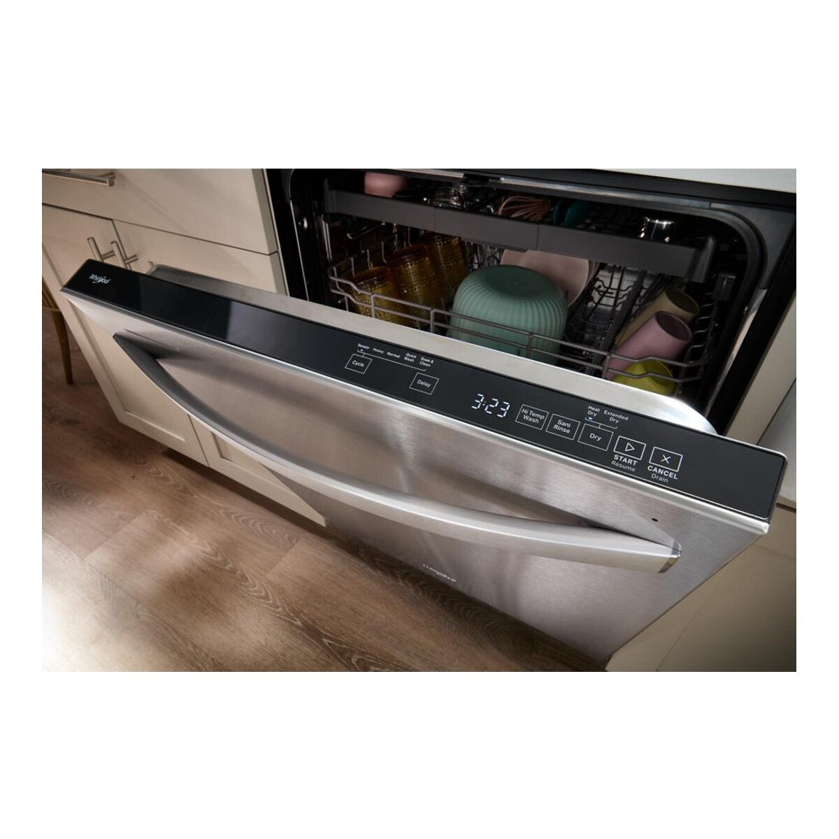 24” Stainless Steel Dishwasher with AI Intelligent Wash - 47 dBA