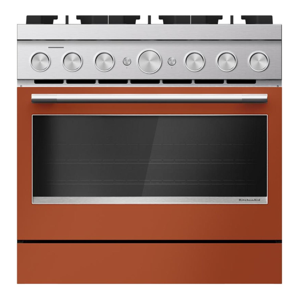 36-Inch 6 Burner Commercial-Style Dual Fuel Range with No Preheat Air Fry Mode