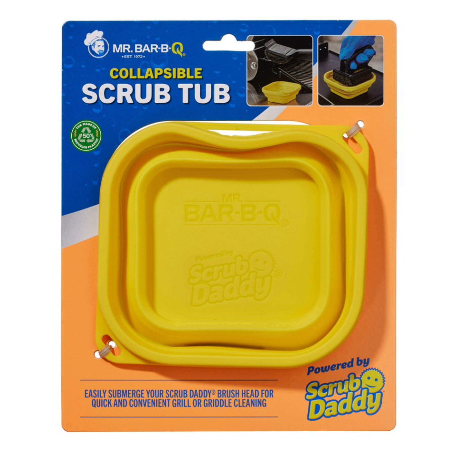 Mr. Bar-B-Q Collapsible Scrub Tub Powered by Scrub Daddy