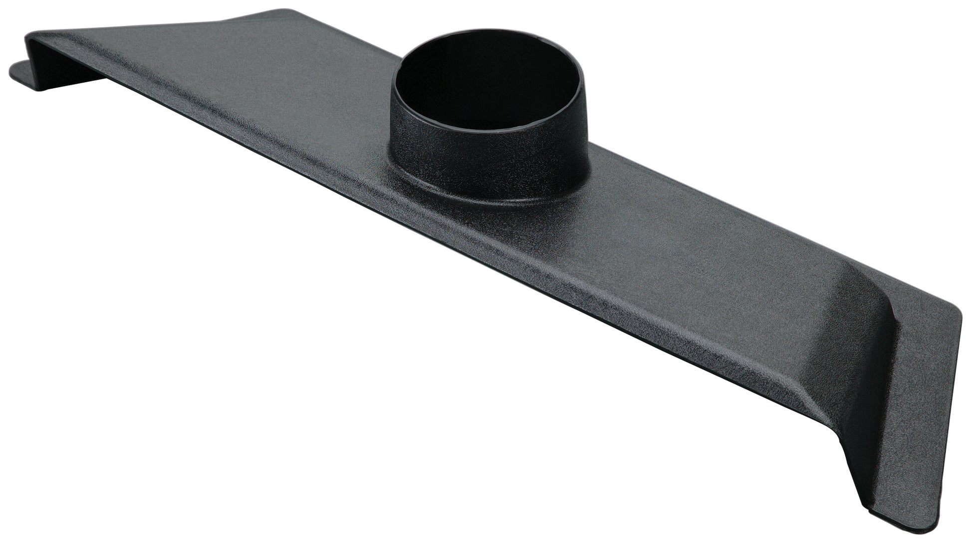 Black wide floor sweep attachment for dust collection in woodworking tools and home improvement collections