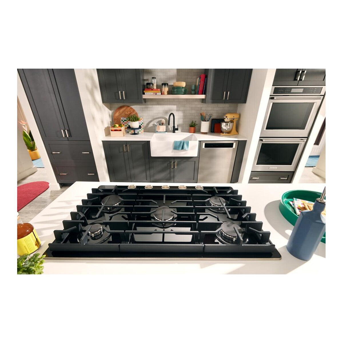 30" Gas-on-Glass Cooktop