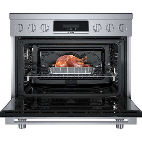 800 Series, Induction freestanding range, 36'', Stainless Steel
