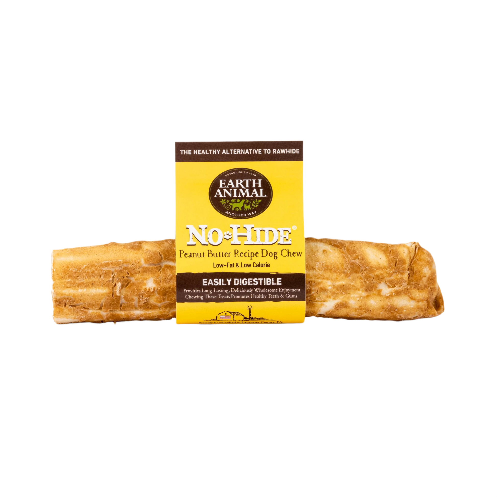 Medium peanut butter dog chew with packaging, part of treats and pet supplies under $50 collection