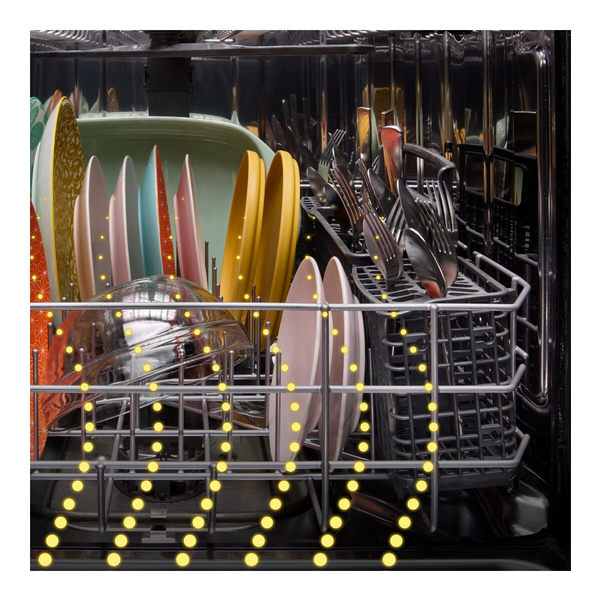 24” Stainless Steel Dishwasher with AI Intelligent Wash - 47 dBA