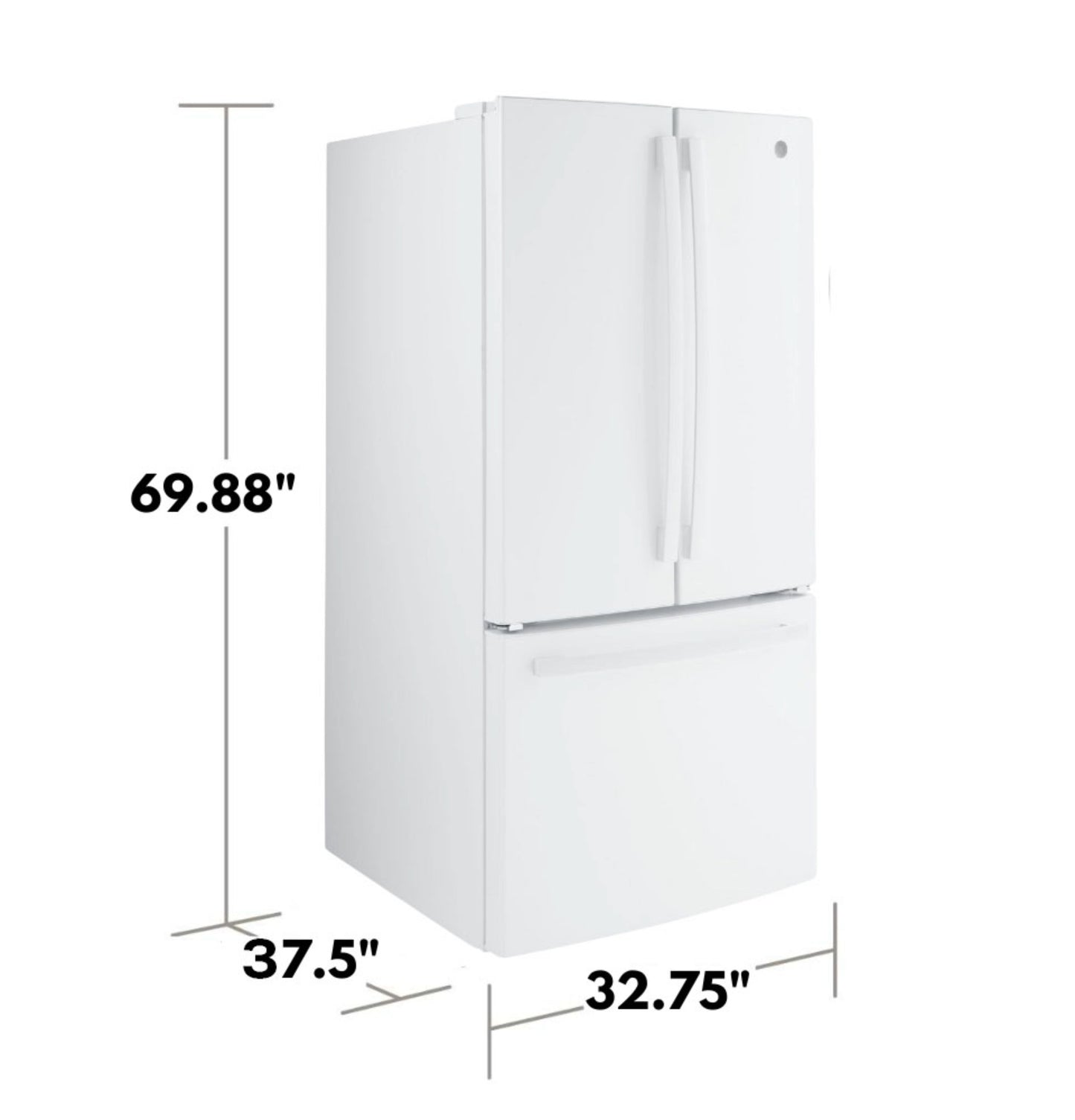 GE® ENERGY STAR® 24.7 Cu. Ft. French-Door Refrigerator