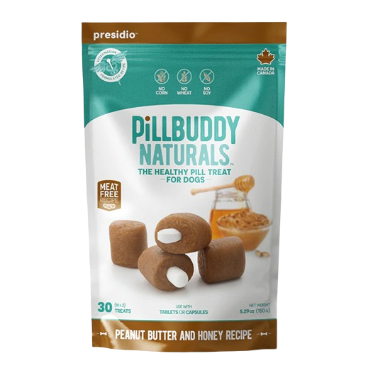 Soft peanut butter and honey dog treats designed to hide pills, in pet supplies and treats collections under $50