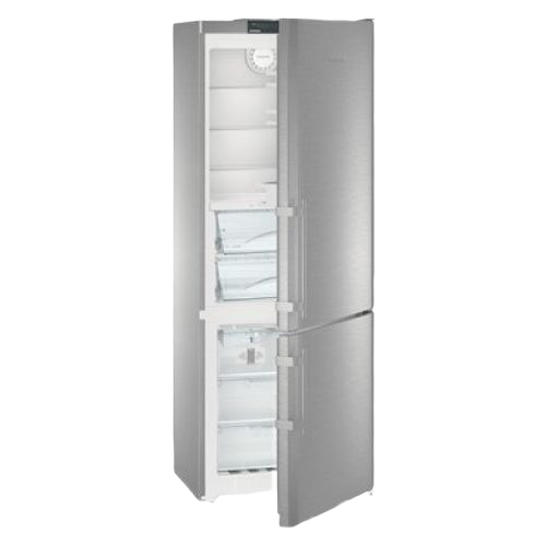 30-inch stainless steel fridge-freezer with bottom freezer, BioFresh compartments, and frost-free technology in appliances collection