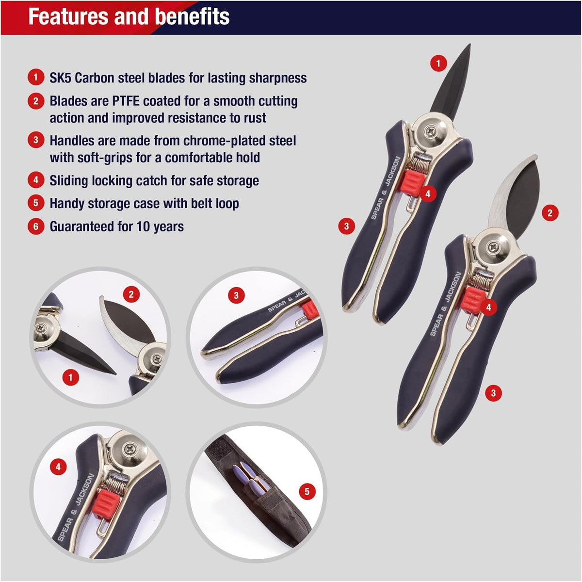 Spear & Jackson Mini Pruner Set