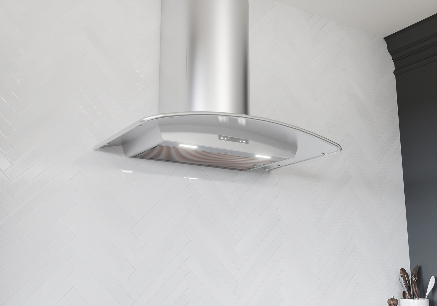 Milano Connect Chimney Hood 36" LED ACT