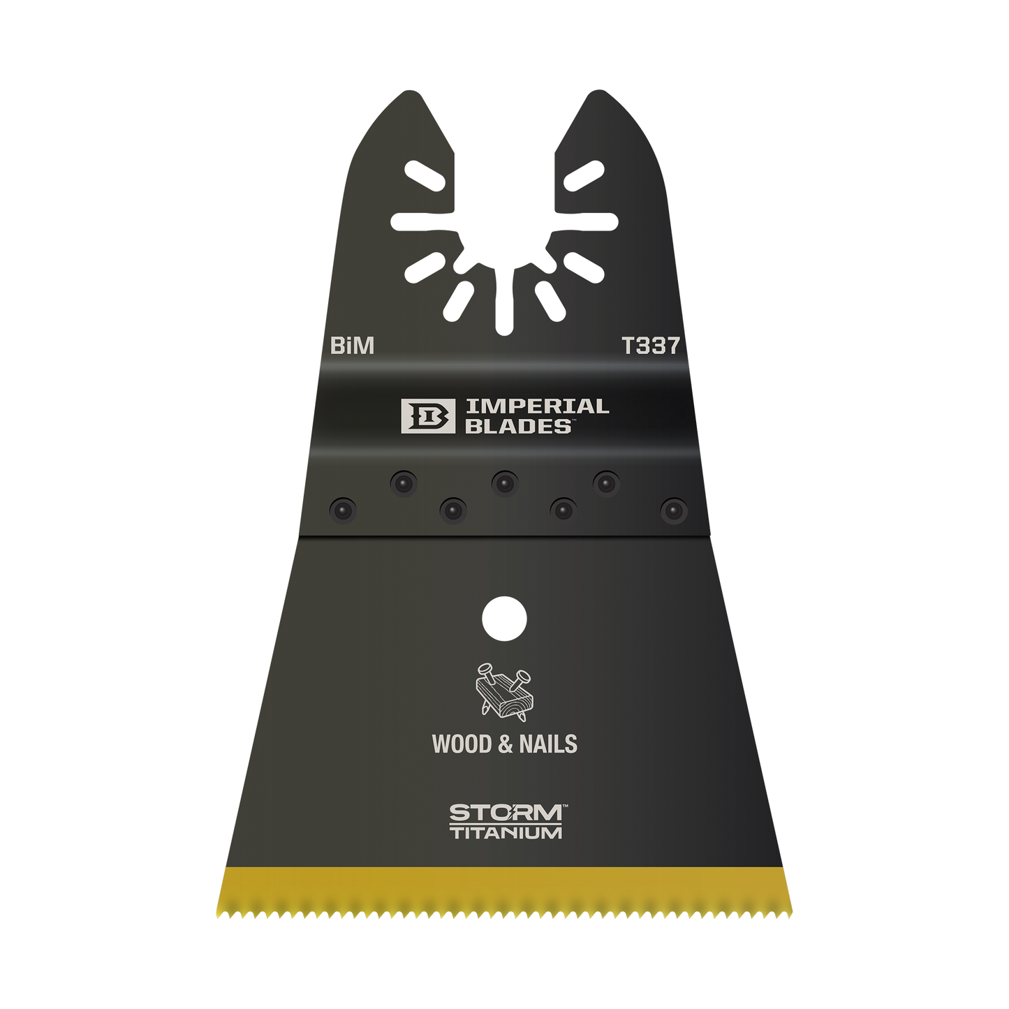 Milwaukee IMPERIAL BLADES™ ONE-FIT™ 2-1/2" STORM™ Titanium Bi-Metal Wood & Nails Blade, 1PK