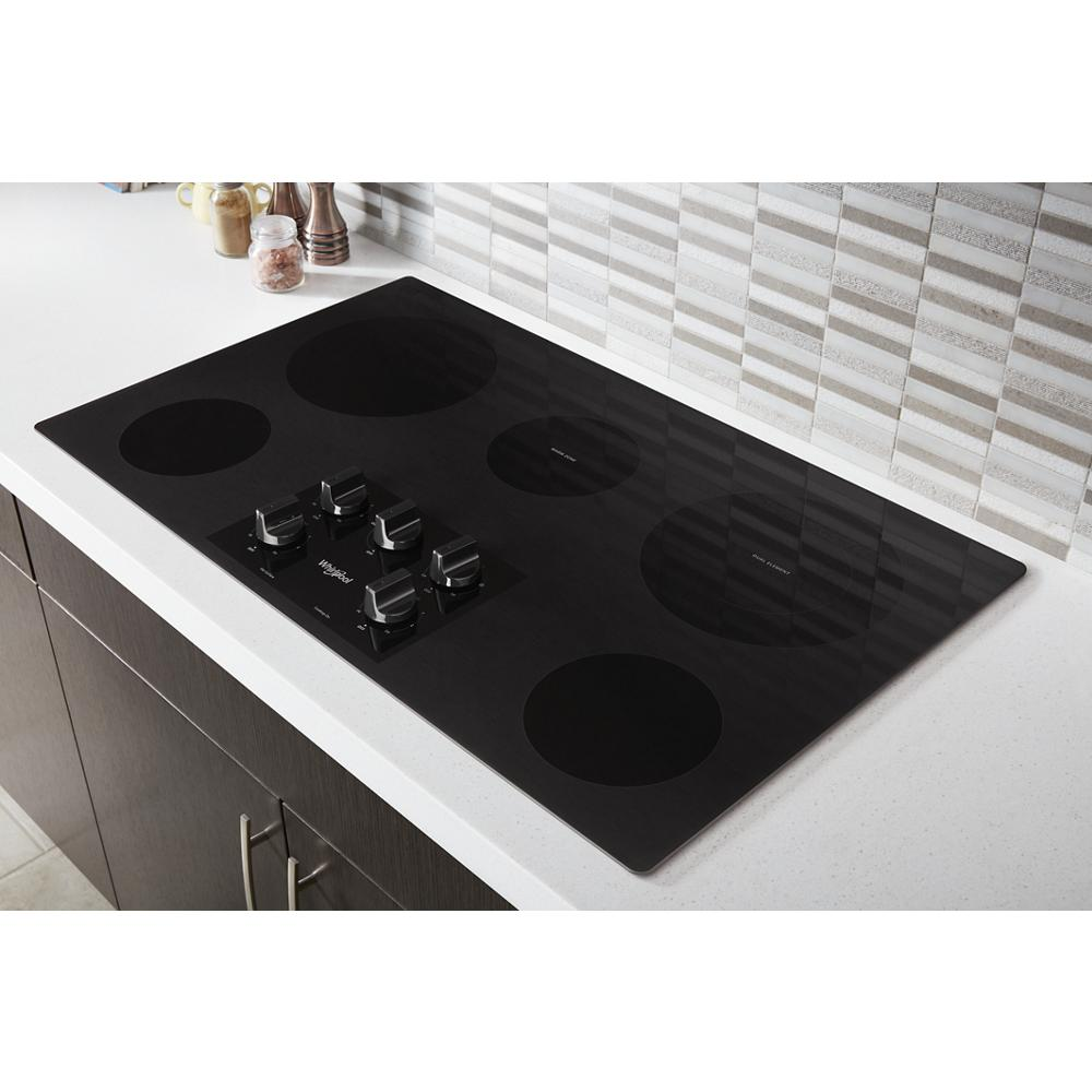 36-inch Electric Ceramic Glass Cooktop with Dual Radiant Element