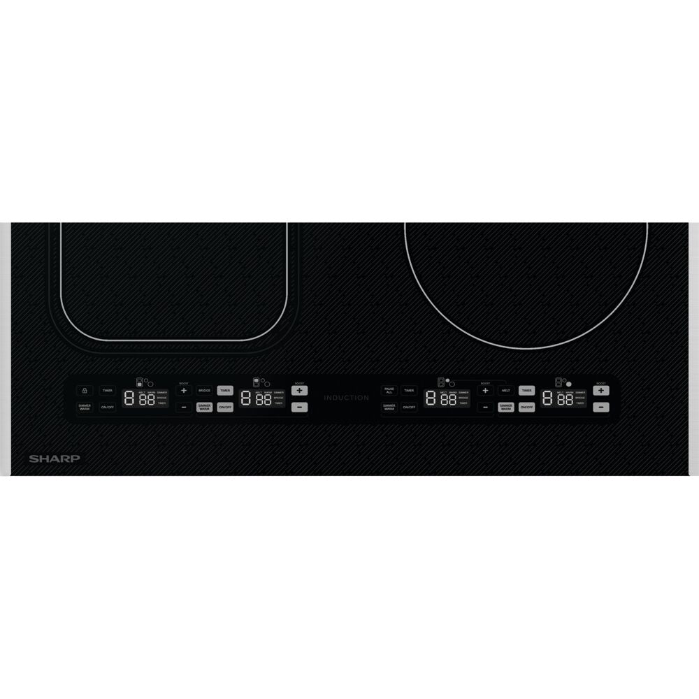 24" Induction Cooktop, 4 Heating Zones