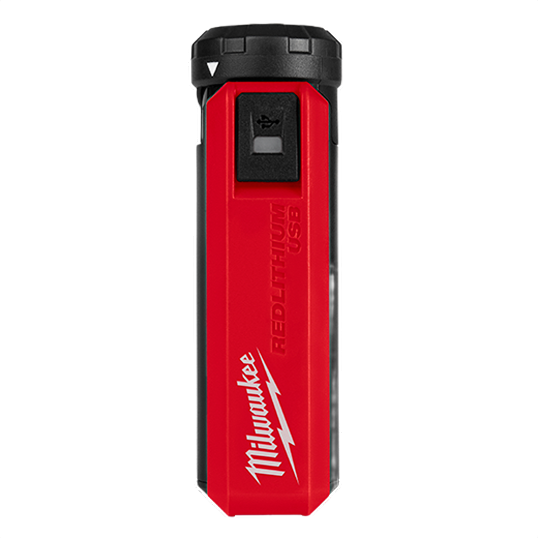 Portable red power source with USB output and compact design for tools and home improvement tasks