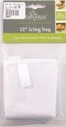 Clear reusable icing bag with label area for decorating and baking projects in kitchen tools and home improvement