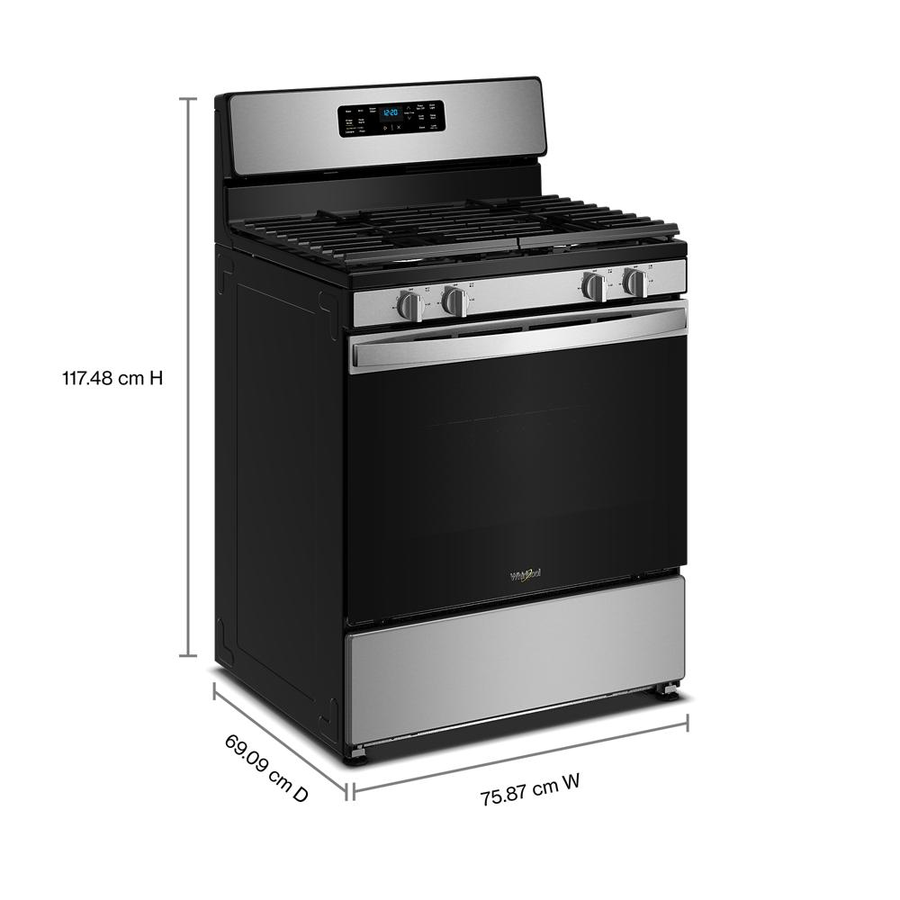 30-inch Gas Range with Crispy Mode and Dishwasher Safe Grates
