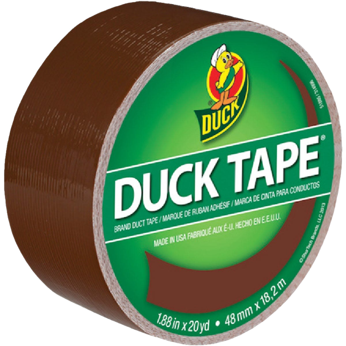 Brown Duck tape roll measuring 1.88 inches by 20 yards for home improvement and crafting projects under $50 collection