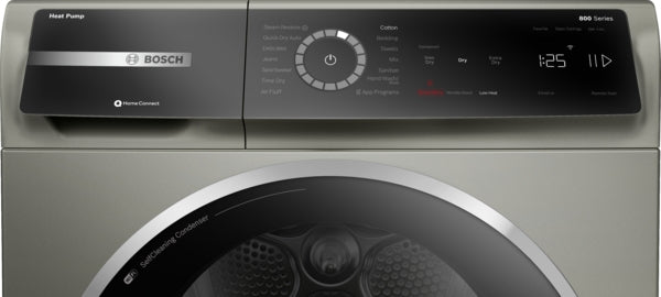 800 Series, Heat Pump Dryer, Pearl Steel