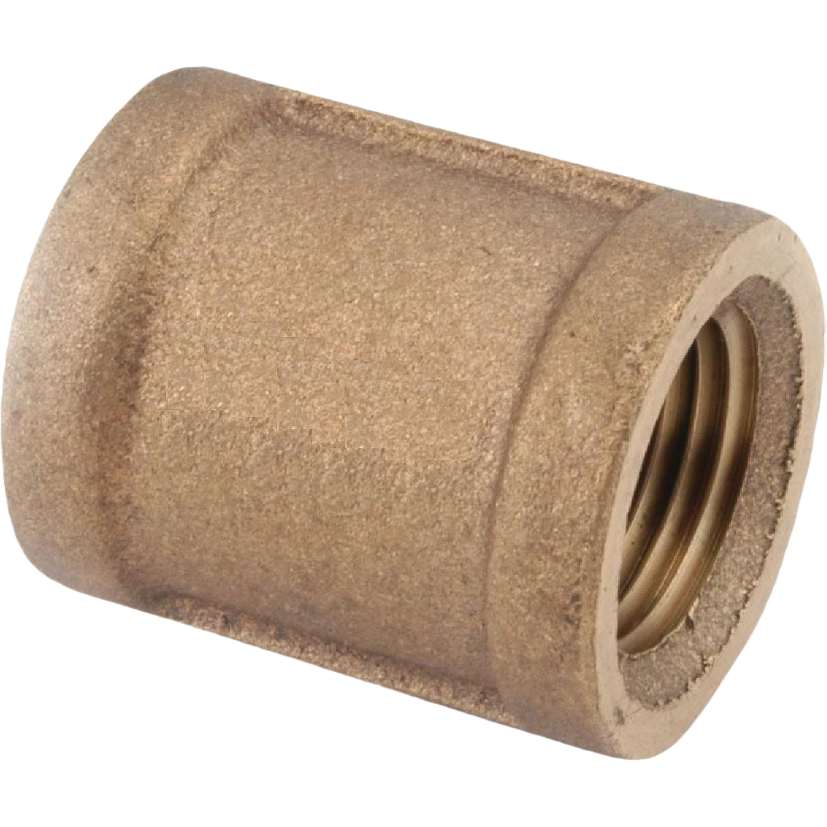 Red brass pipe coupling with internal threading for plumbing in Pipes & Fittings and Under $50 collections