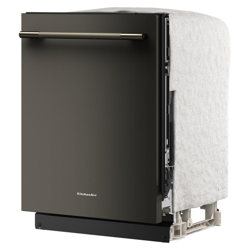 Matte black KitchenAid built-in dishwasher with sleek handle and quiet operation in Kitchen & Kitchenware collection
