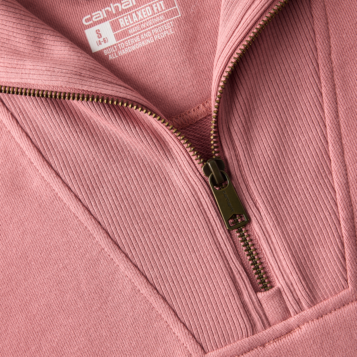 Carhartt Women's TENCEL Fiber Series Relaxed Fit Half-Zip Sweatshirt