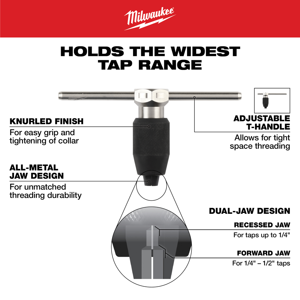 Milwaukee M12-1.75 mm Straight Flute Plug Tap