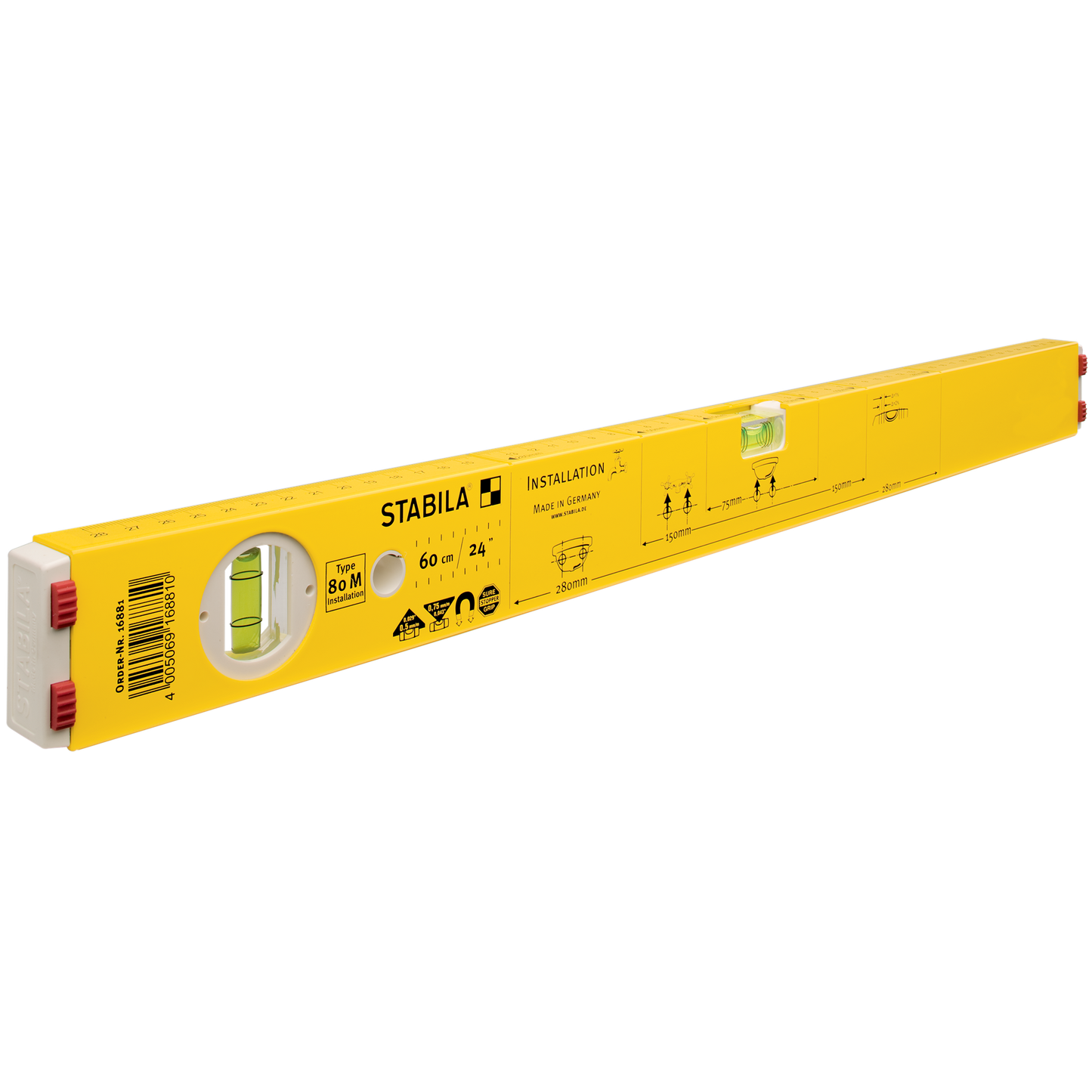 Stabila 24" Type 80A-2 Measuring Stick Level
