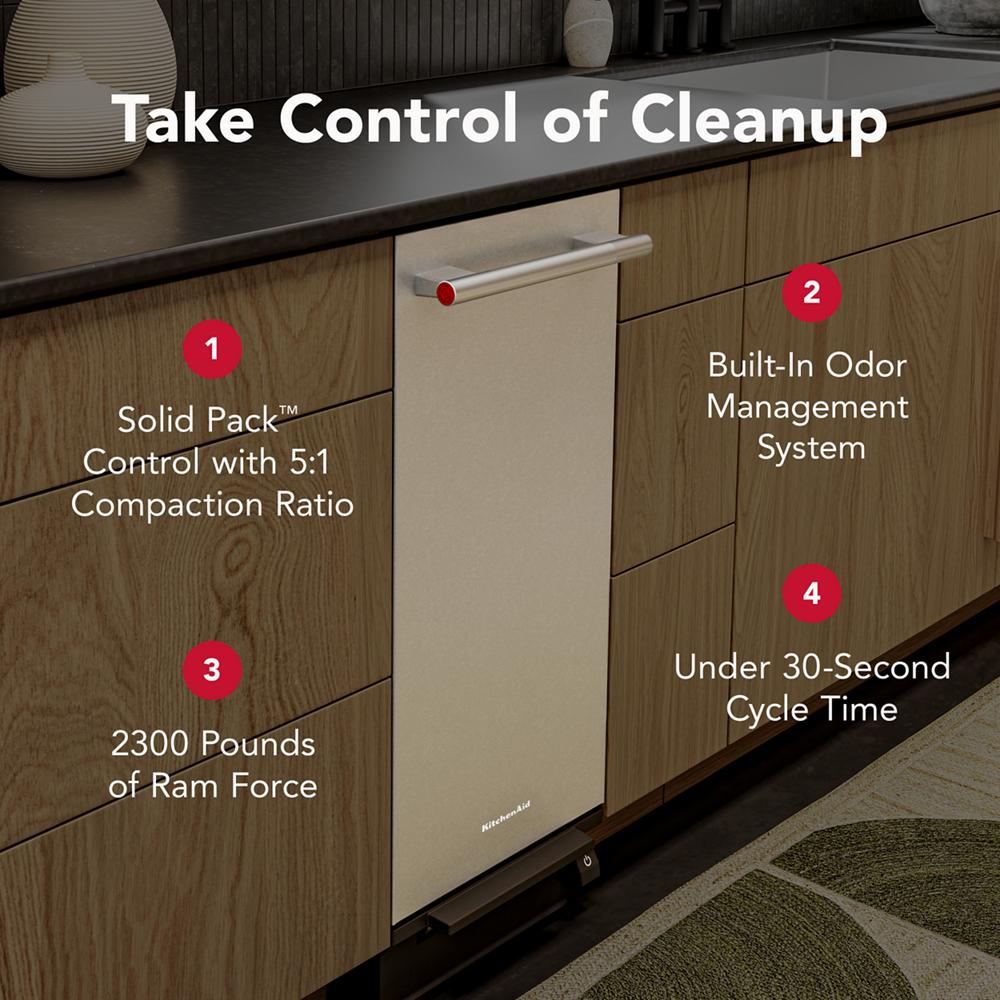 KitchenAid® 15 in. Built-In Trash Compactor with Built-In Odor Management System