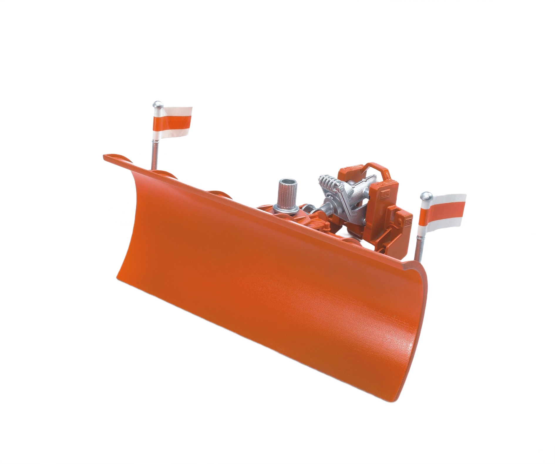 Orange plastic toy plow blade accessory designed for Bruder trucks in Vehicles & Remote Controlled Toys and Bruder Toys collections