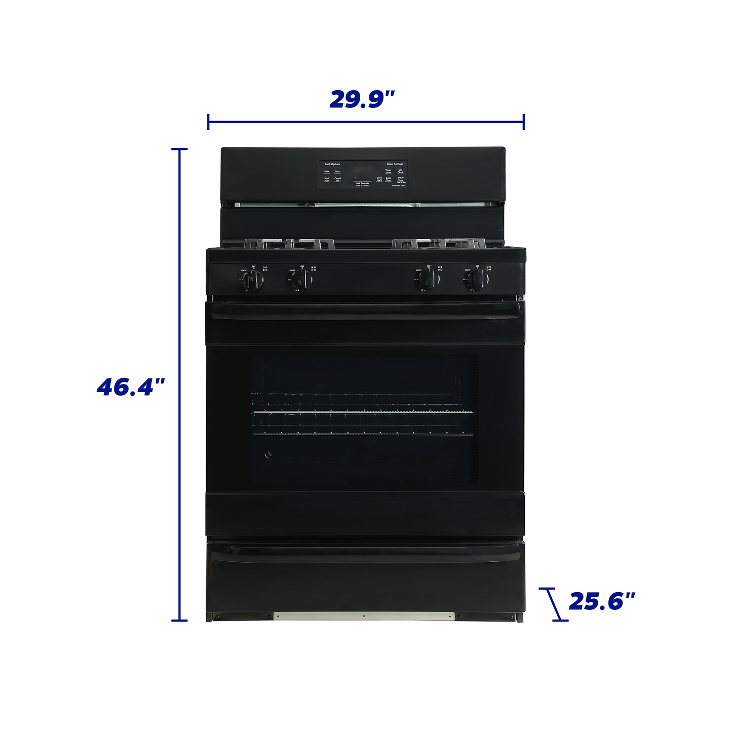 Element Electronics 5.2 cu. ft. 30" Gas Range (EGR34MCCB)