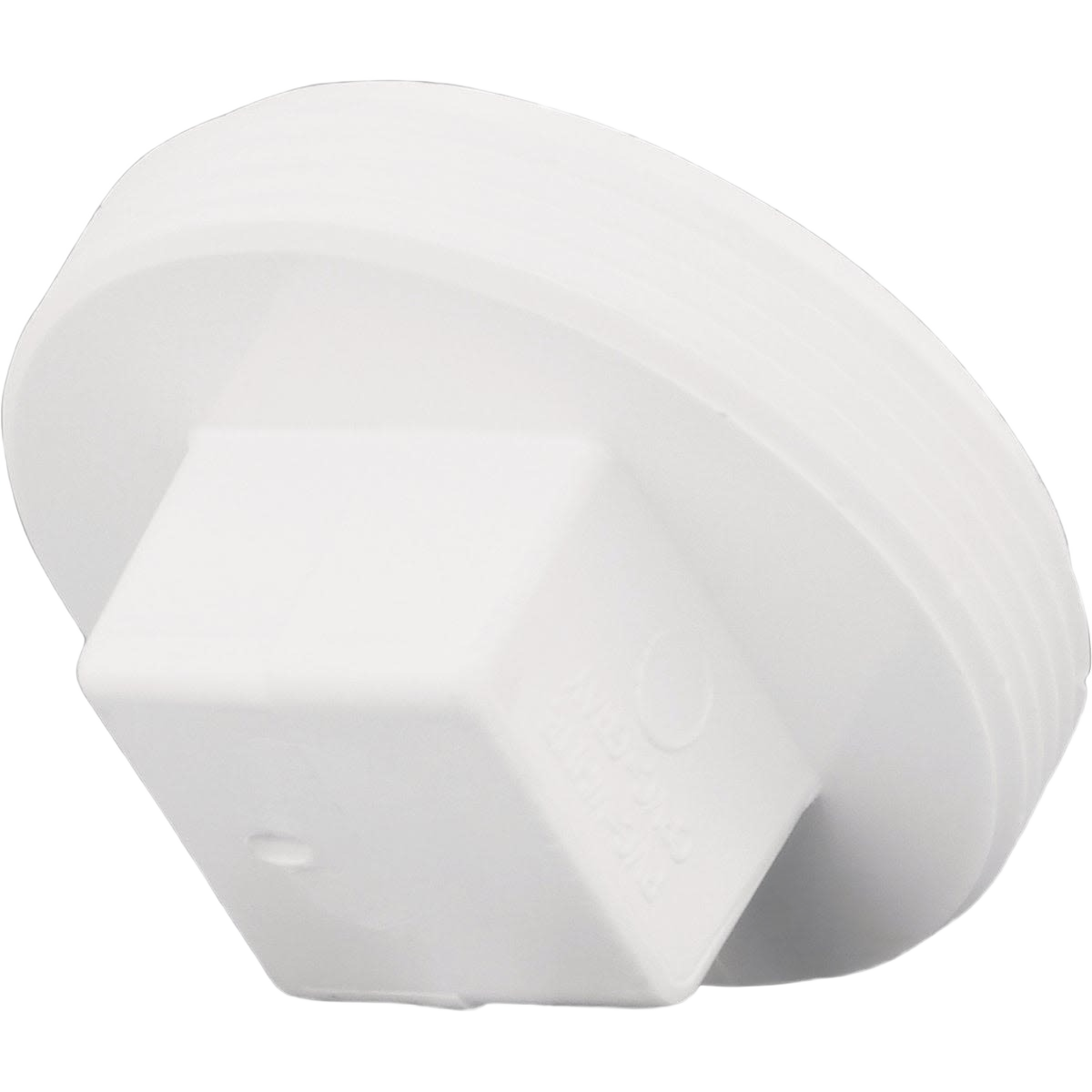 White plastic 6-inch pipe cleanout plug for plumbing systems in pipes & fittings under $50 and home improvement collections