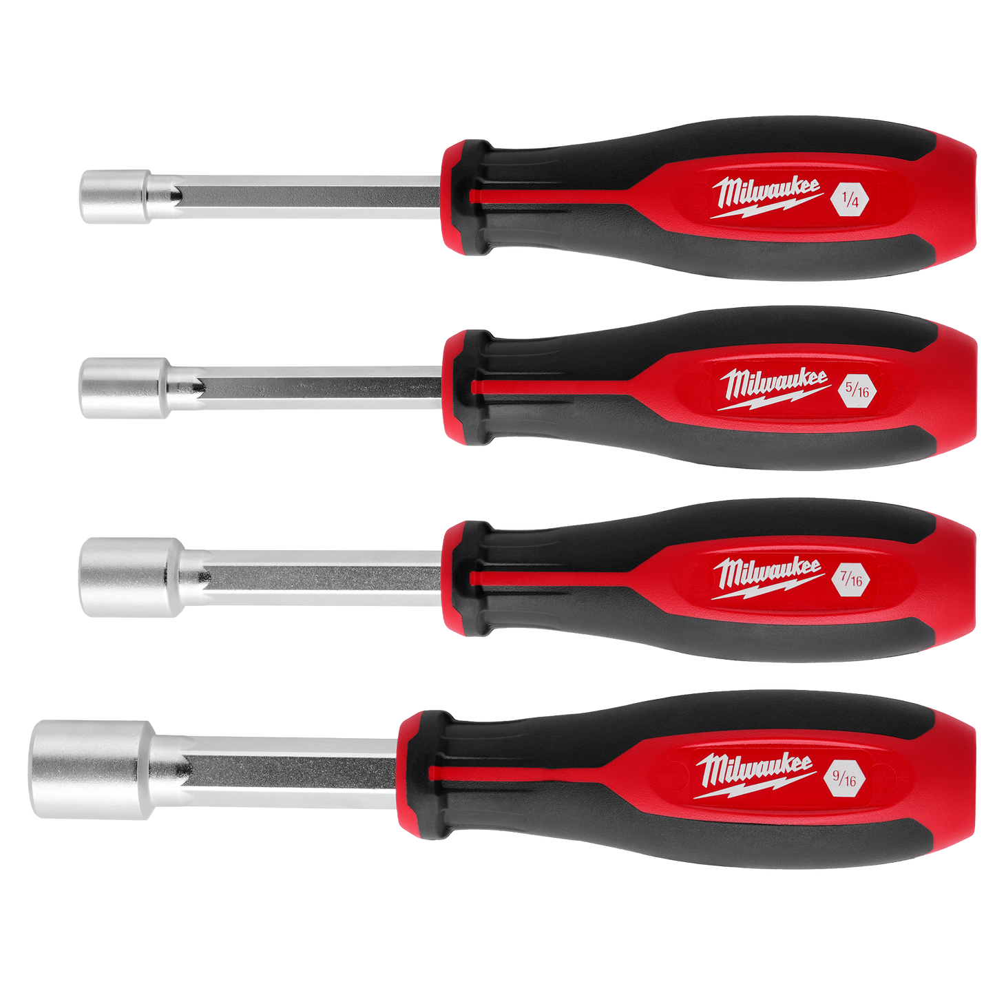 Milwaukee 4pc SAE HollowCore™ Magnetic Nut Driver Set