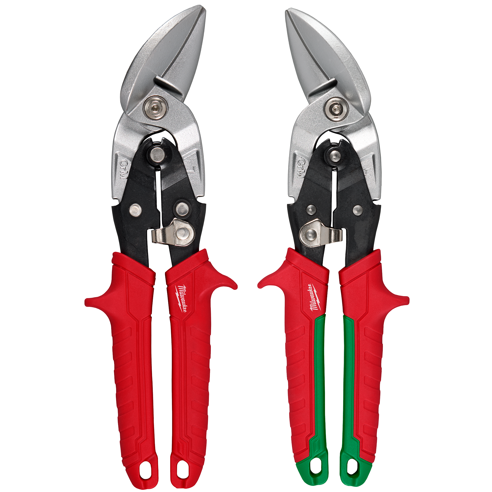 クリーク　SNIPPER ２本セット Milwaukee 2PC Offset Aviation Snip Set – Durable & Precise