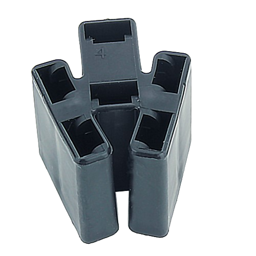 Black 6-cavity electrical connector housing compatible with John Deere parts for tools and home improvement collections under $50