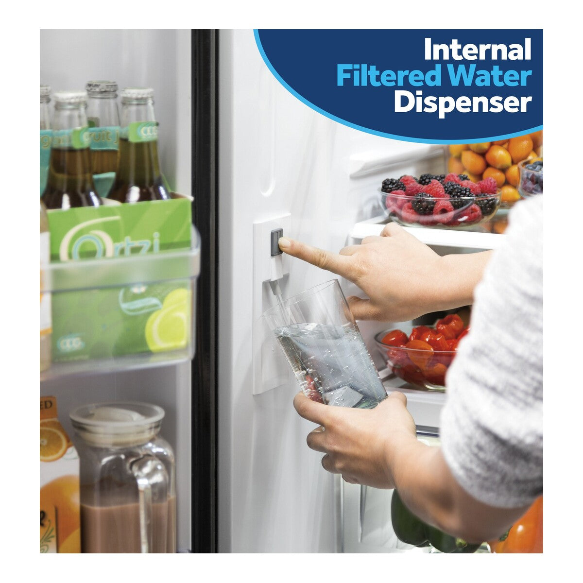 GE® ENERGY STAR® 18.6 Cu. Ft. Counter-Depth French-Door Refrigerator