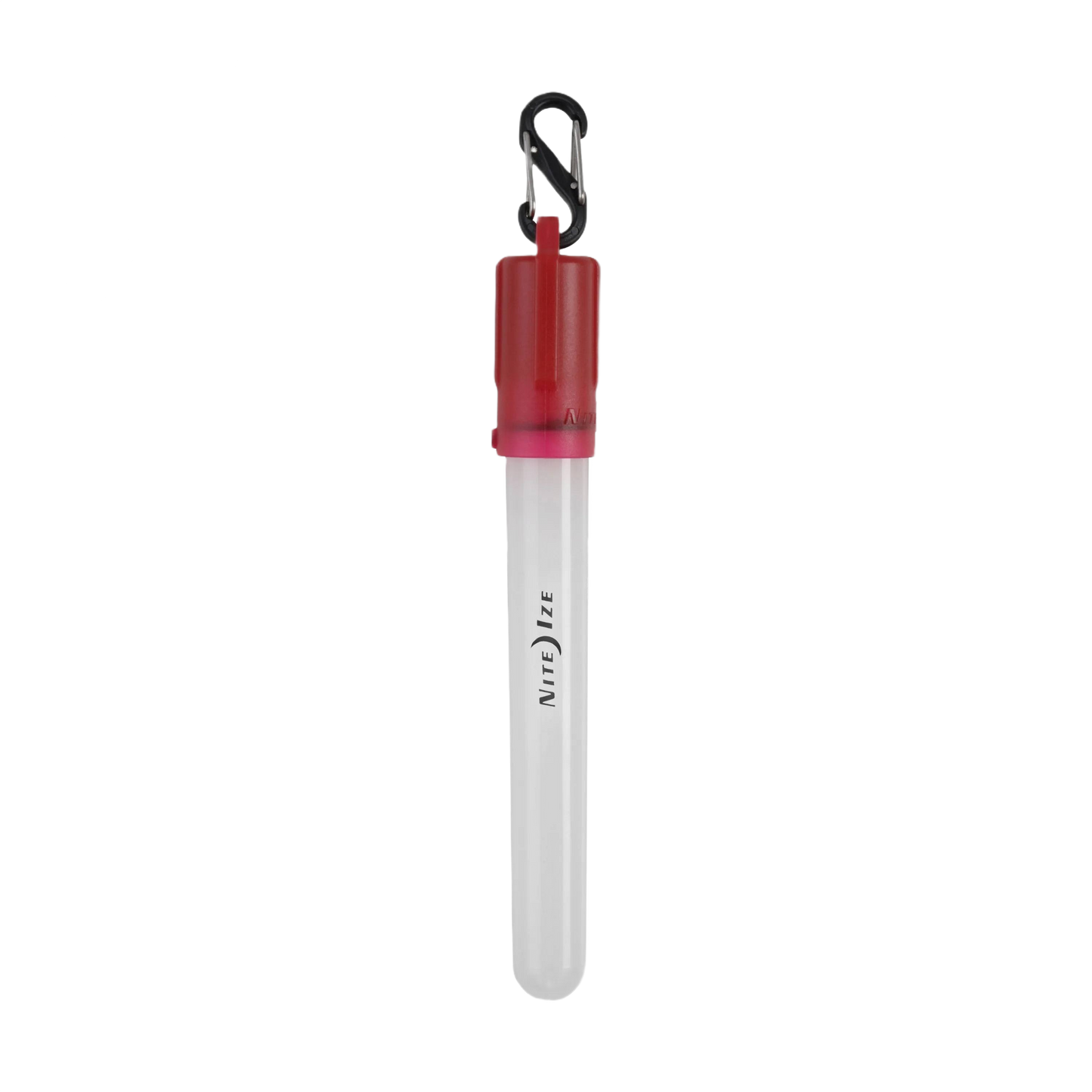 Red LED mini glow stick with clip for hands-free illumination in woodworking and hand tools collections