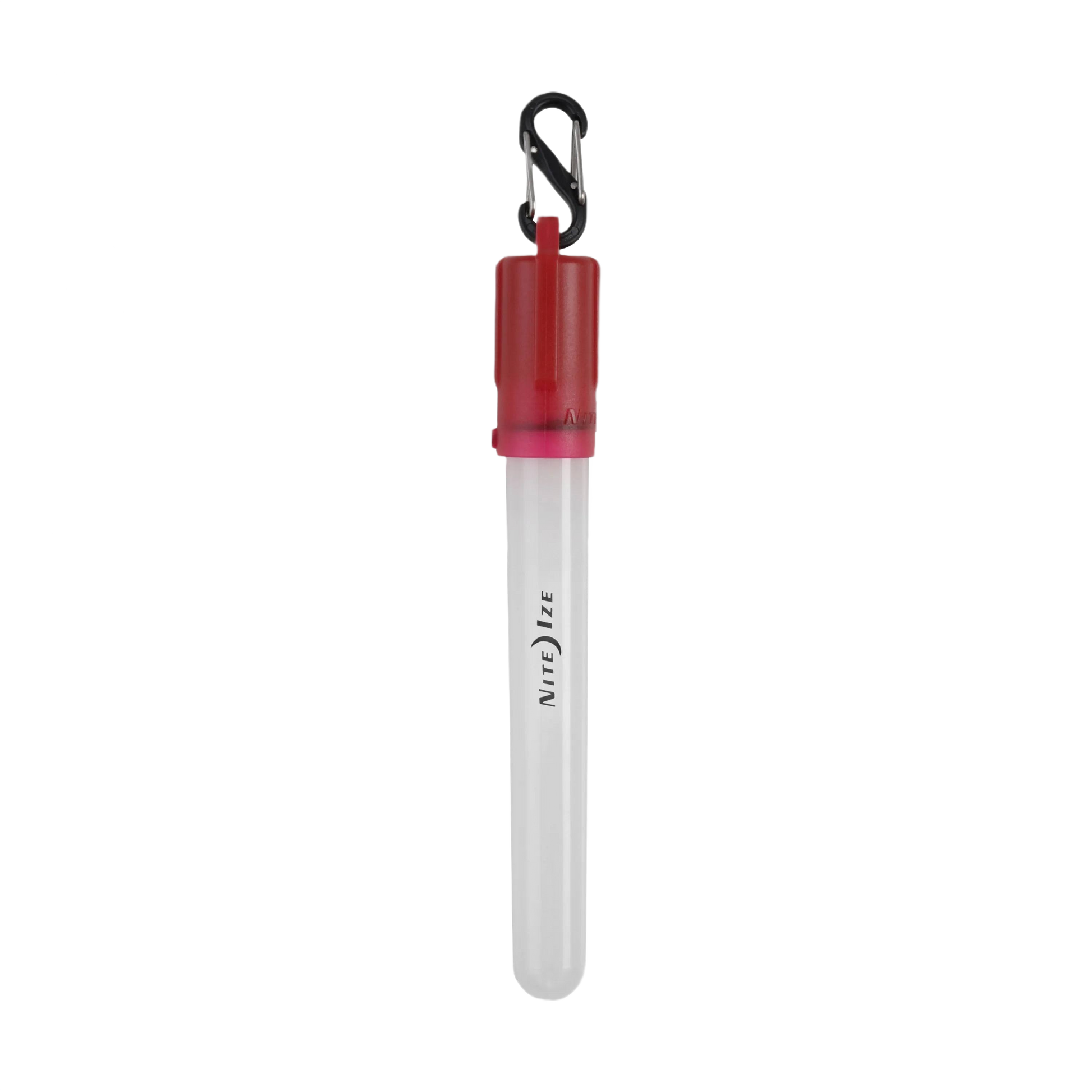 Red LED mini glow stick with clip for hands-free illumination in woodworking and hand tools collections