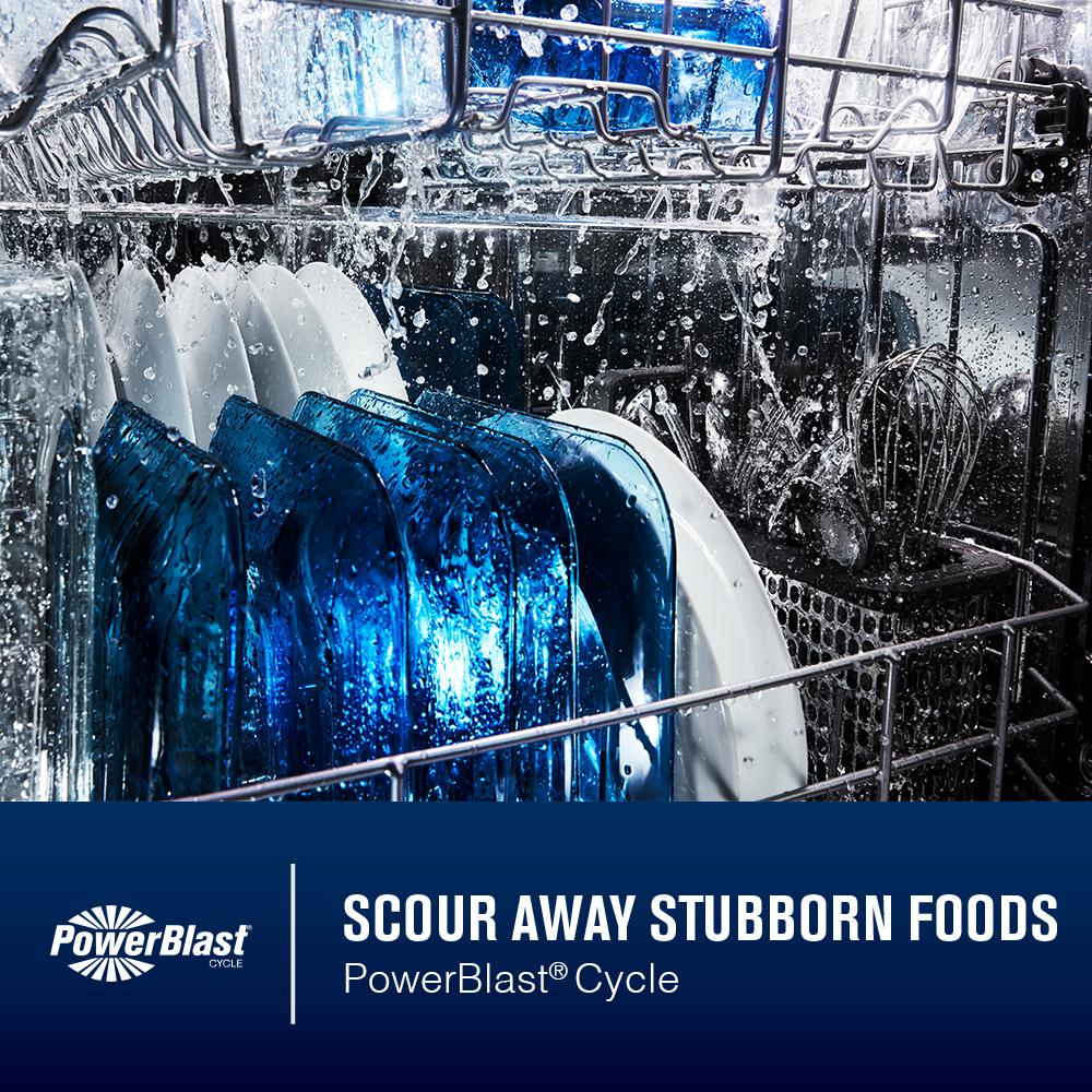 24” Front Control Dishwasher with Dual Power Filtration and PowerBlast® Cycle - 50 dBA